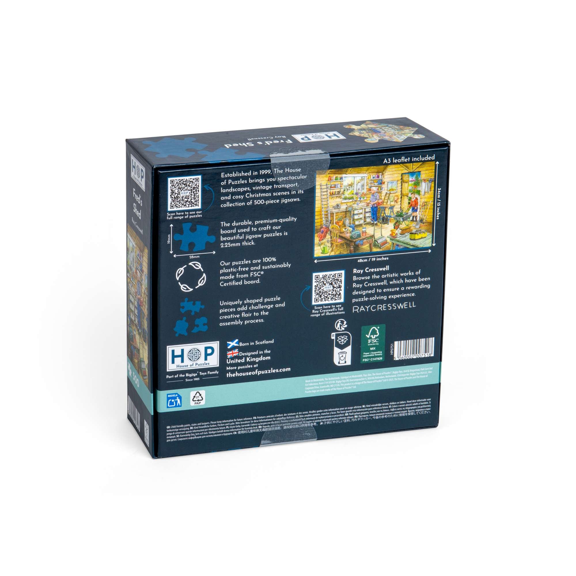 house-of-puzzles-puzzle-500-pi-ces-fred-s-shed-jardin image 3