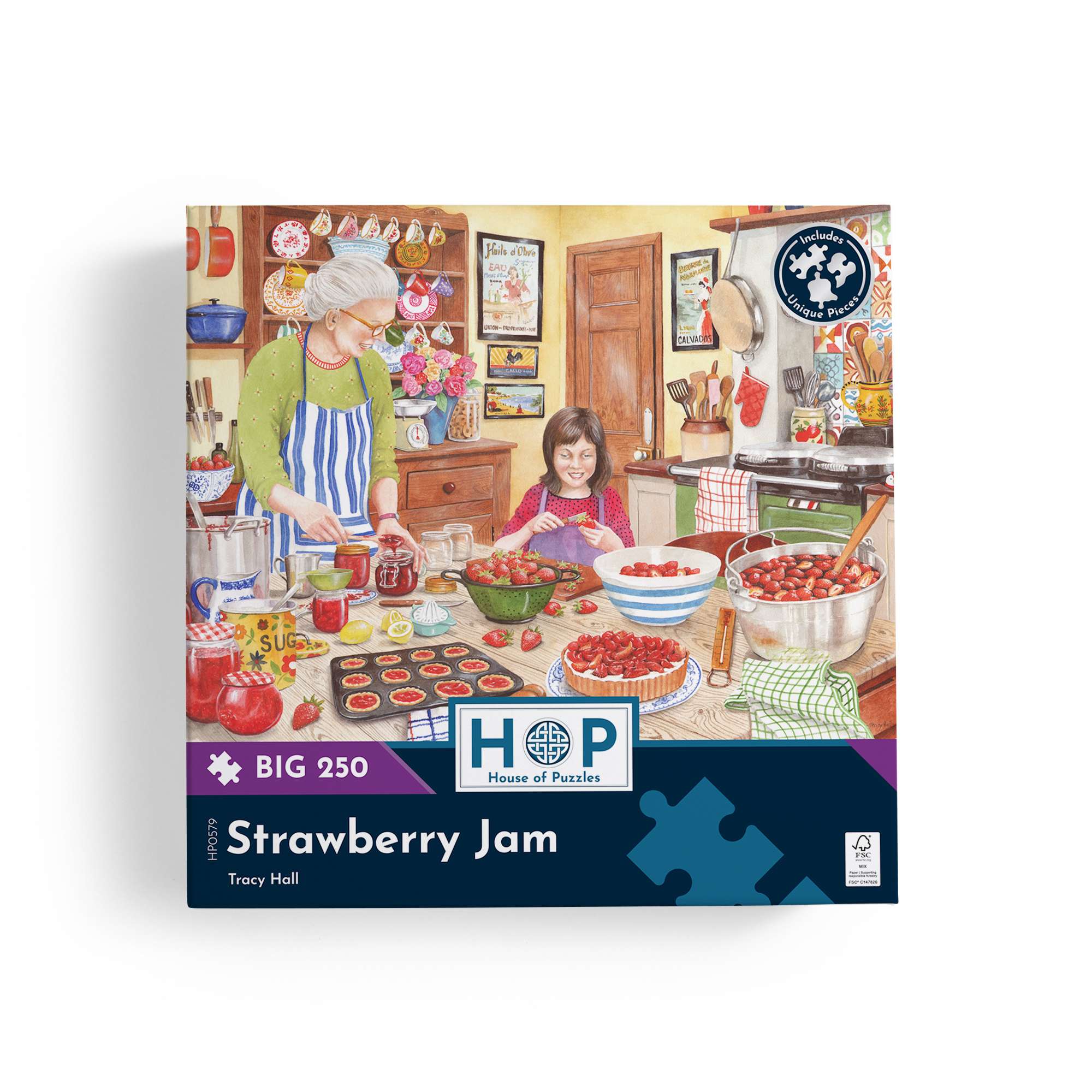 house-of-puzzles-big-250-strawberry-jam-puzzle-250-pi-ces-enfant image 4