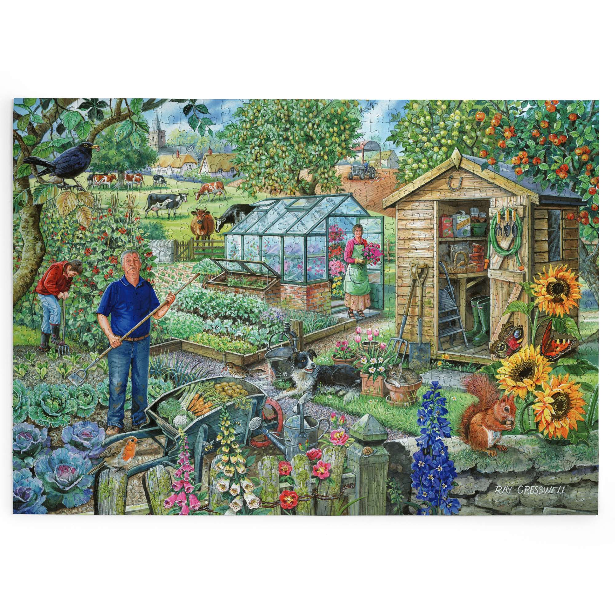 house-of-puzzles-big-500-at-the-allotment-puzzle-500-pi-ces-jardin image 2