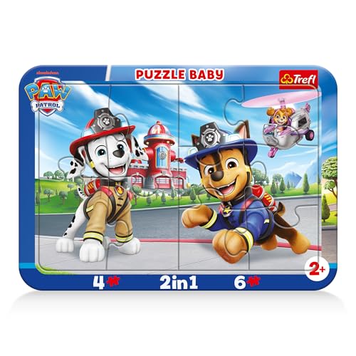 trefl-red-paw-patrol-puzzle-cadre-b-b-2-en-1-chiots-2-ans image 8