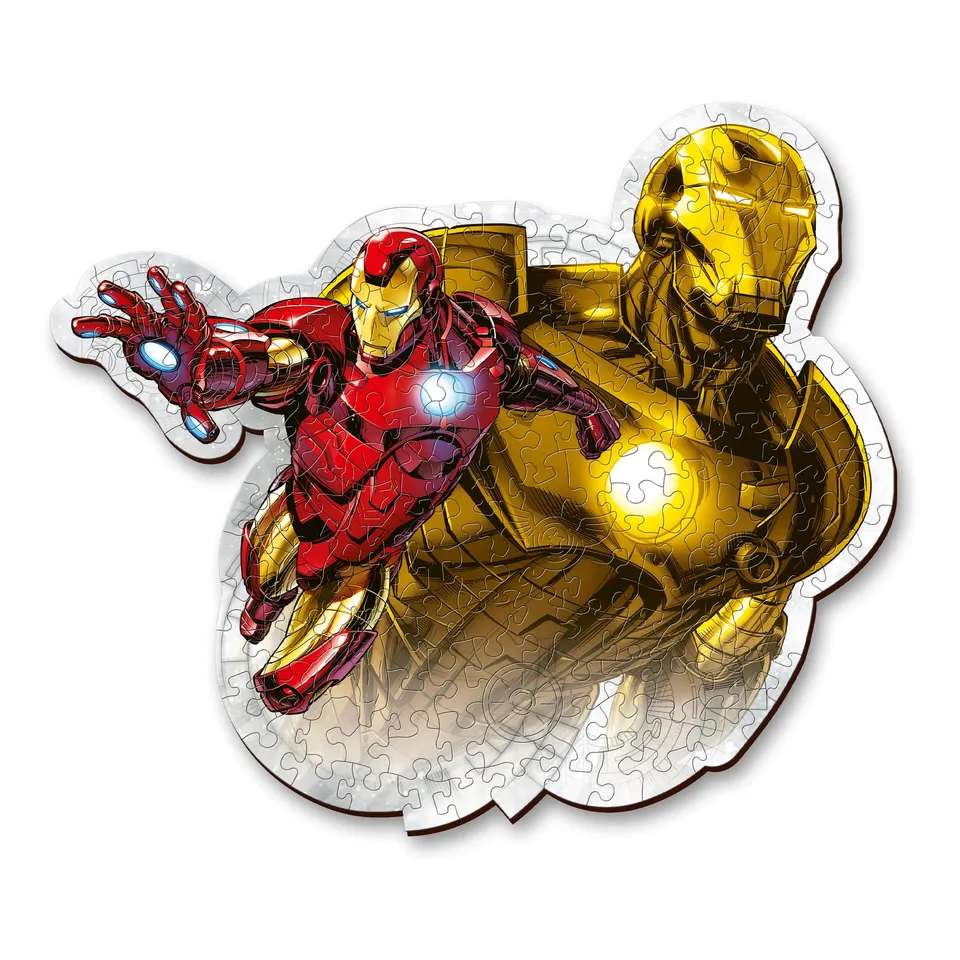 trefl-wood-craft-marvel-puzzle-bois-160-pi-ces-iron-man image 1