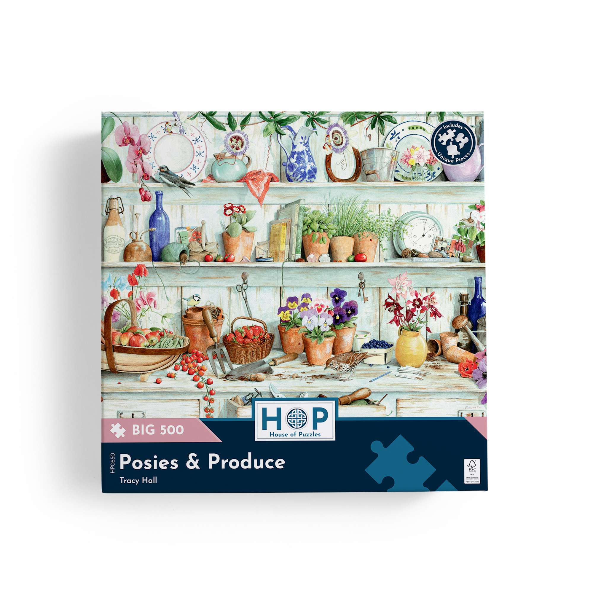 house-of-puzzles-posies-produce-puzzle-500-grandes-pi-ces-fleurs image 4