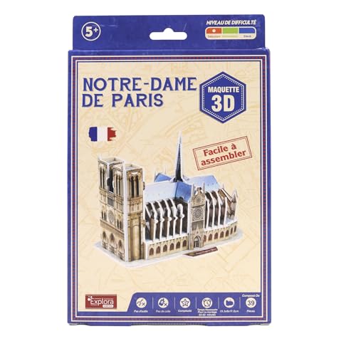 explora-maquettes-3d-notre-dame-de-paris-puzzle-3d-39-pi-ces image 8