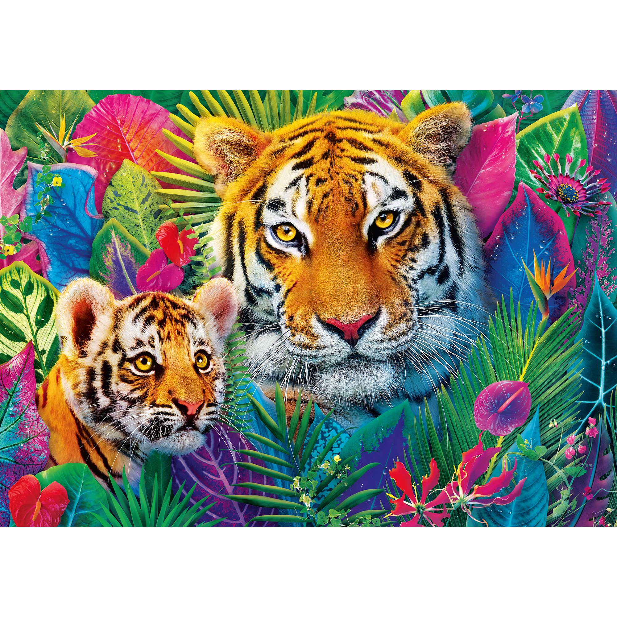 trefl-premium-plus-tea-time-tigres-puzzle-500-pi-ces-d-s-10-ans image 2