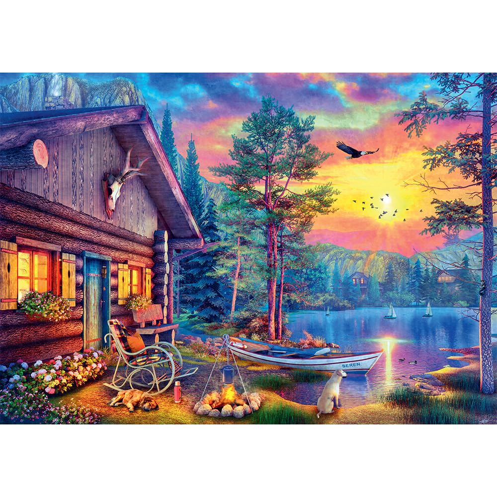 trefl-premium-plus-tea-time-puzzle-500-pi-ces-sunset-harbour image 2