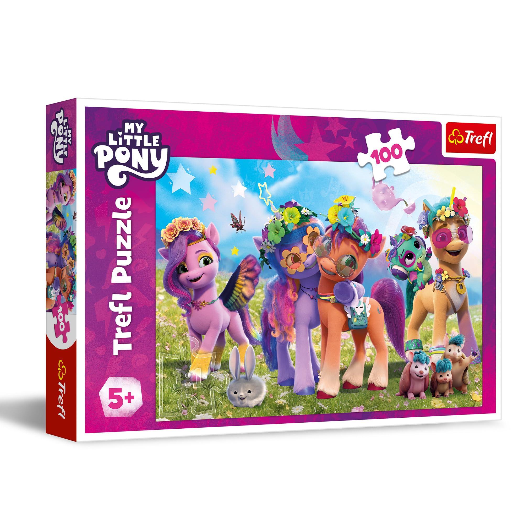 trefl-red-my-little-pony-puzzle-100-pi-ces-fleurs-5-ans image 1