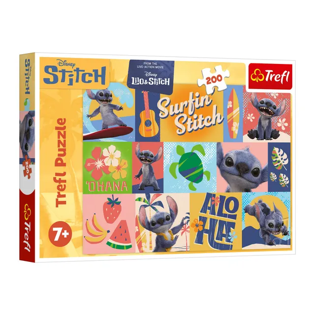 trefl-red-lilo-stitch-hawa-puzzle-200-pi-ces-7-ans image 1