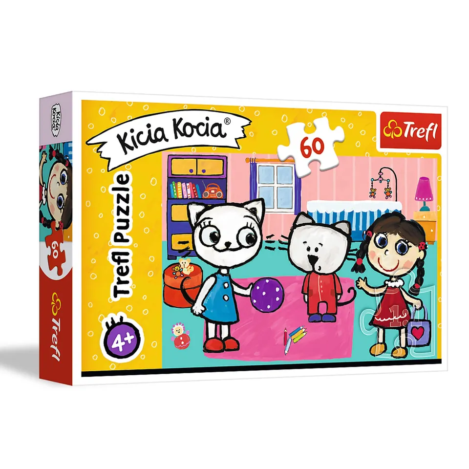 trefl-red-mieze-avec-amis-puzzle-60-pi-ces-33x22-cm-enfants image 1