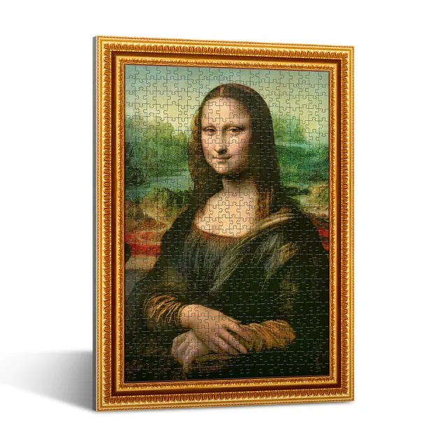 trefl-red-mona-lisa-puzzle-500-pi-ces-vinci image 1