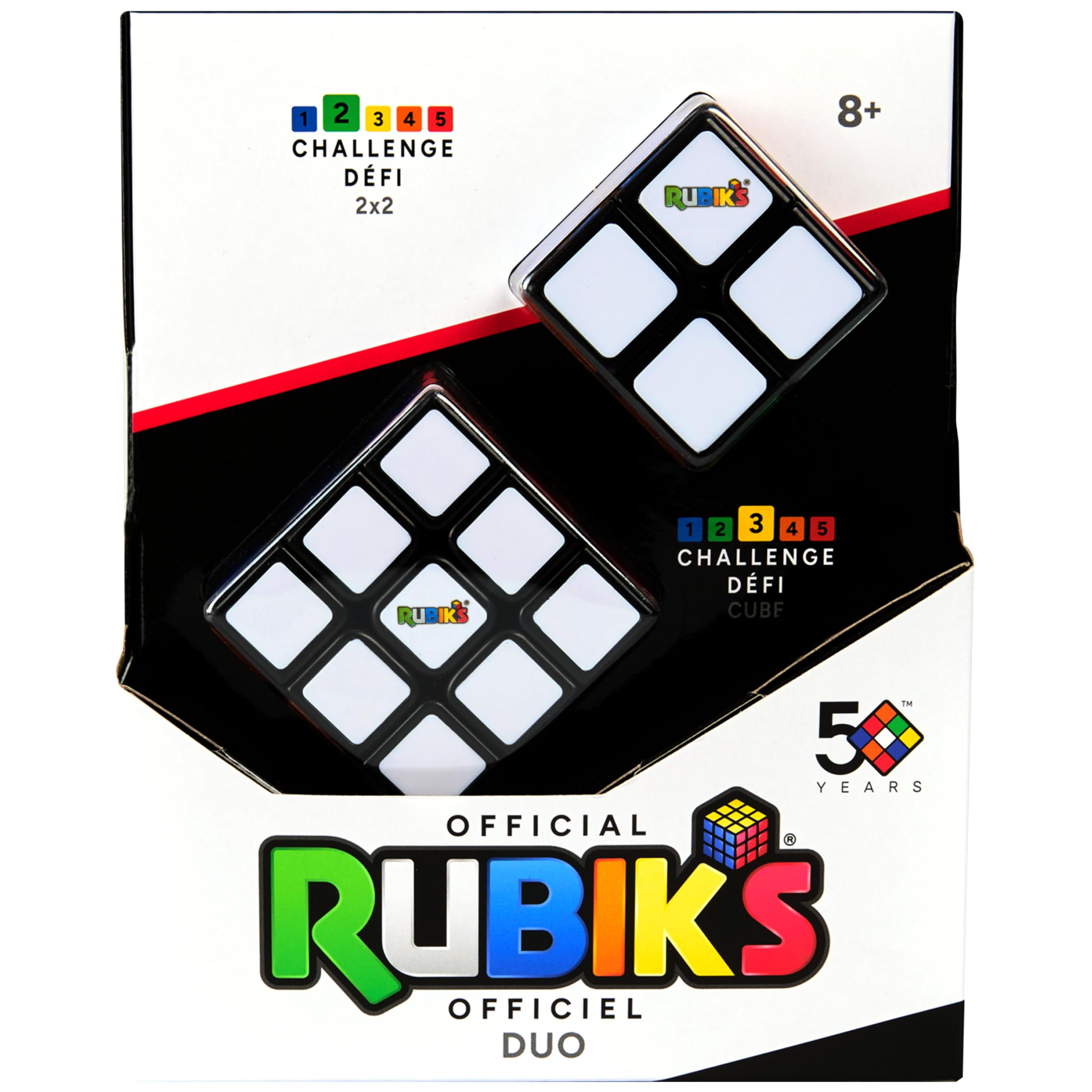 rubik-s-family-bundle-cubes-3x3-et-2x2-sans-autocollants image 7