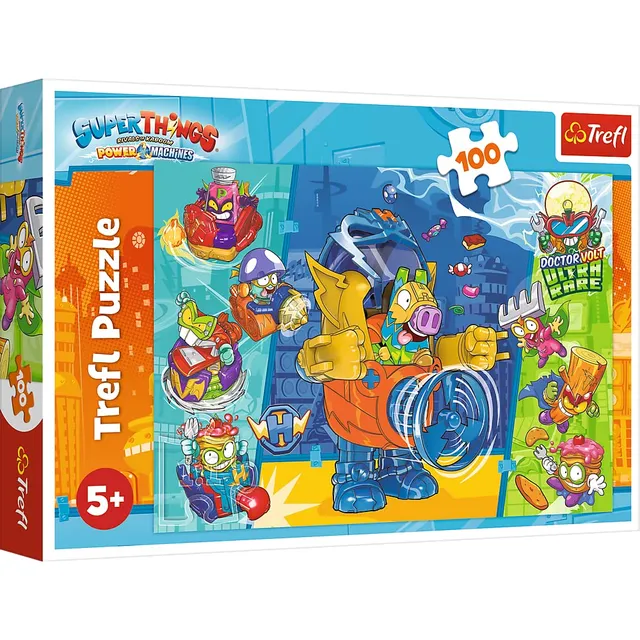 trefl-red-super-things-super-puissance-puzzle-100-pi-ces-5-ans image 1