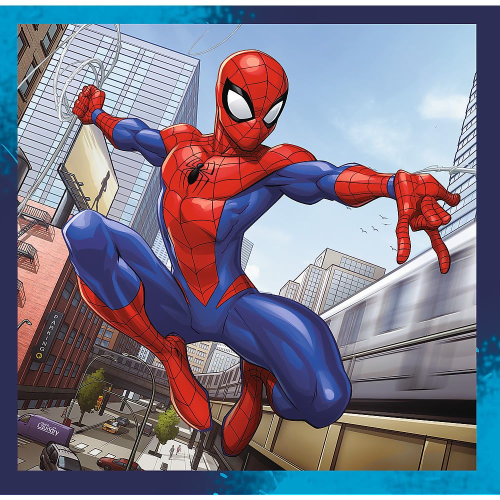 trefl-red-marvel-spiderman-puzzle-3en1-20-50-pi-ces-enfant image 7