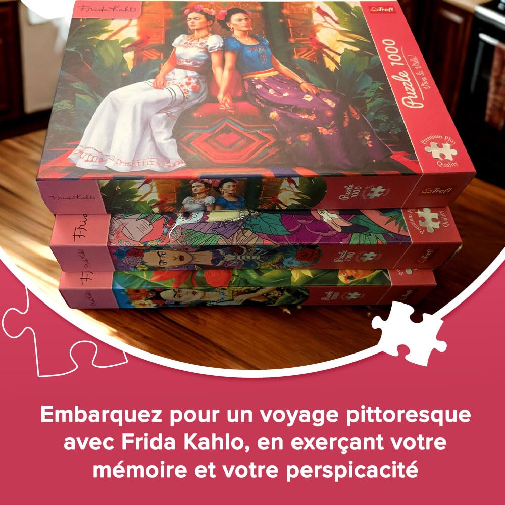 trefl-premium-plus-blooming-soul-puzzle-1000-pi-ces-frida-kahlo-portrait image 6