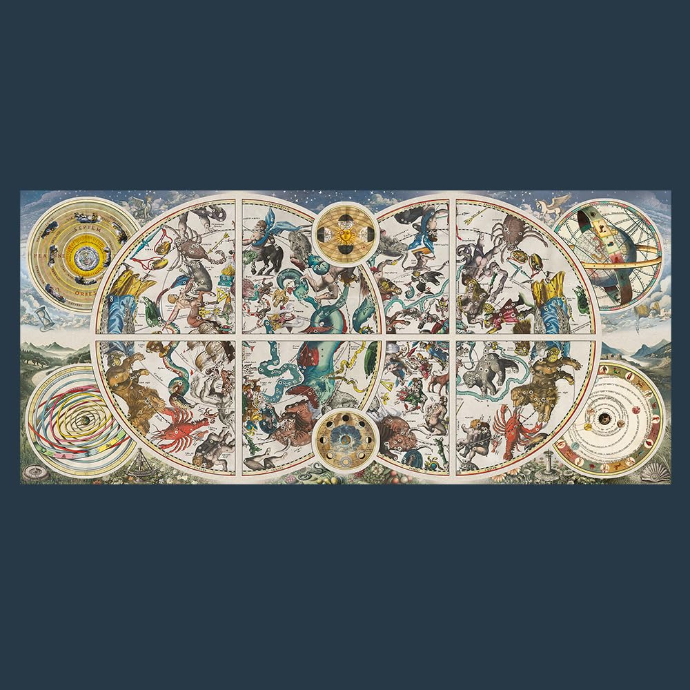 trefl-prime-ancient-celestial-maps-puzzle-adulte-9000-pi-ces image 2