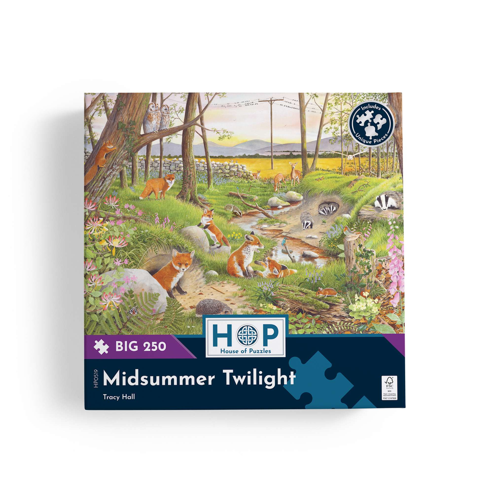 house-of-puzzles-midsummer-twilight-puzzle-250-pi-ces-grandes-pi-ces image 4