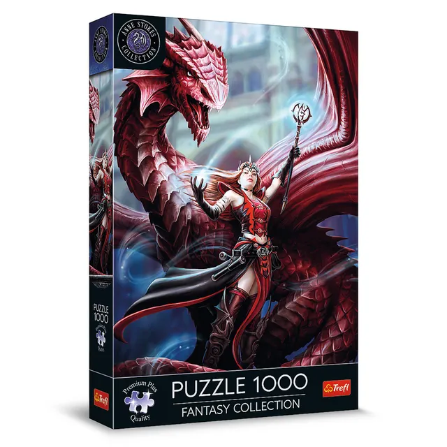 trefl-premium-plus-mage-ecarlate-puzzle-1000-pi-ces-dragon image 1