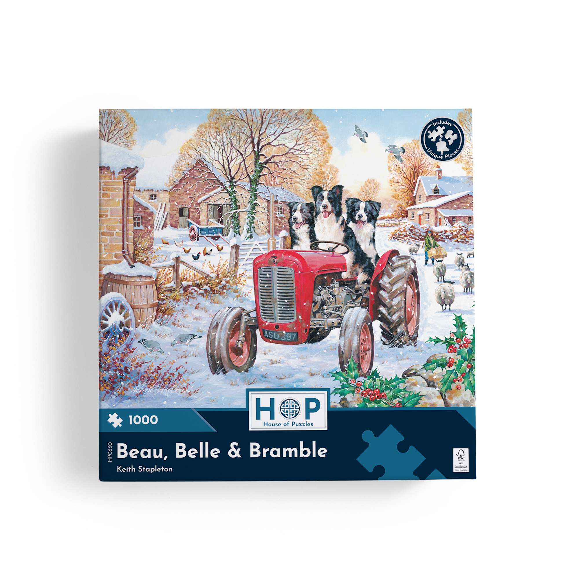 house-of-puzzles-beau-belle-bramble-puzzle-1000-pi-ces-ferme-hiver image 4