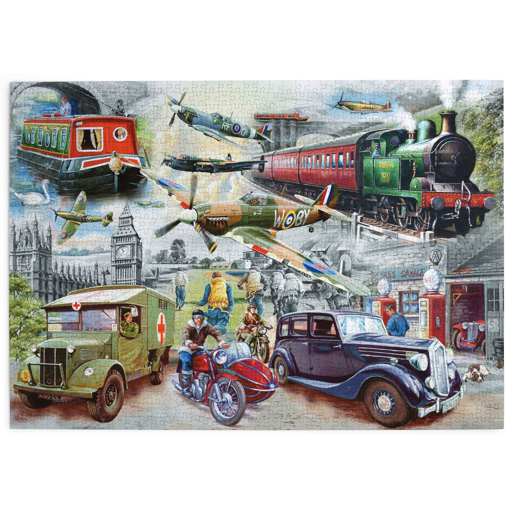 house-of-puzzles-fading-memories-puzzle-1000-pi-ces-vintage image 2