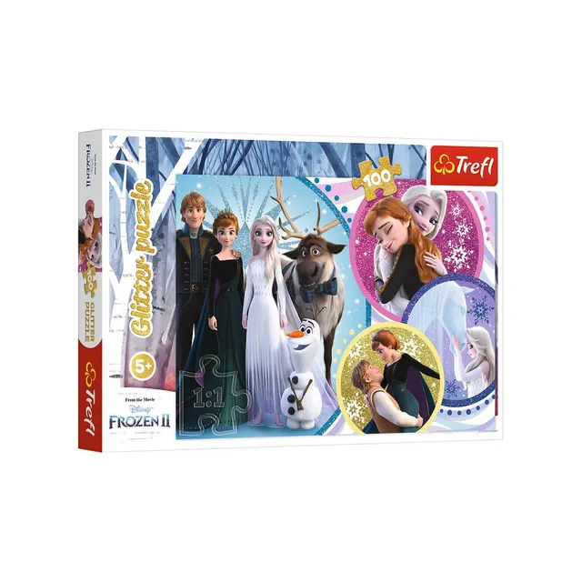 trefl-red-reine-des-neiges-2-puzzle-100-pi-ces-glitter image 1