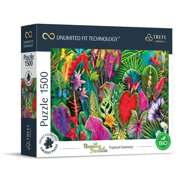trefl-prime-blooming-paradise-tropical-greenery-puzzle-1500-pi-ces image 1