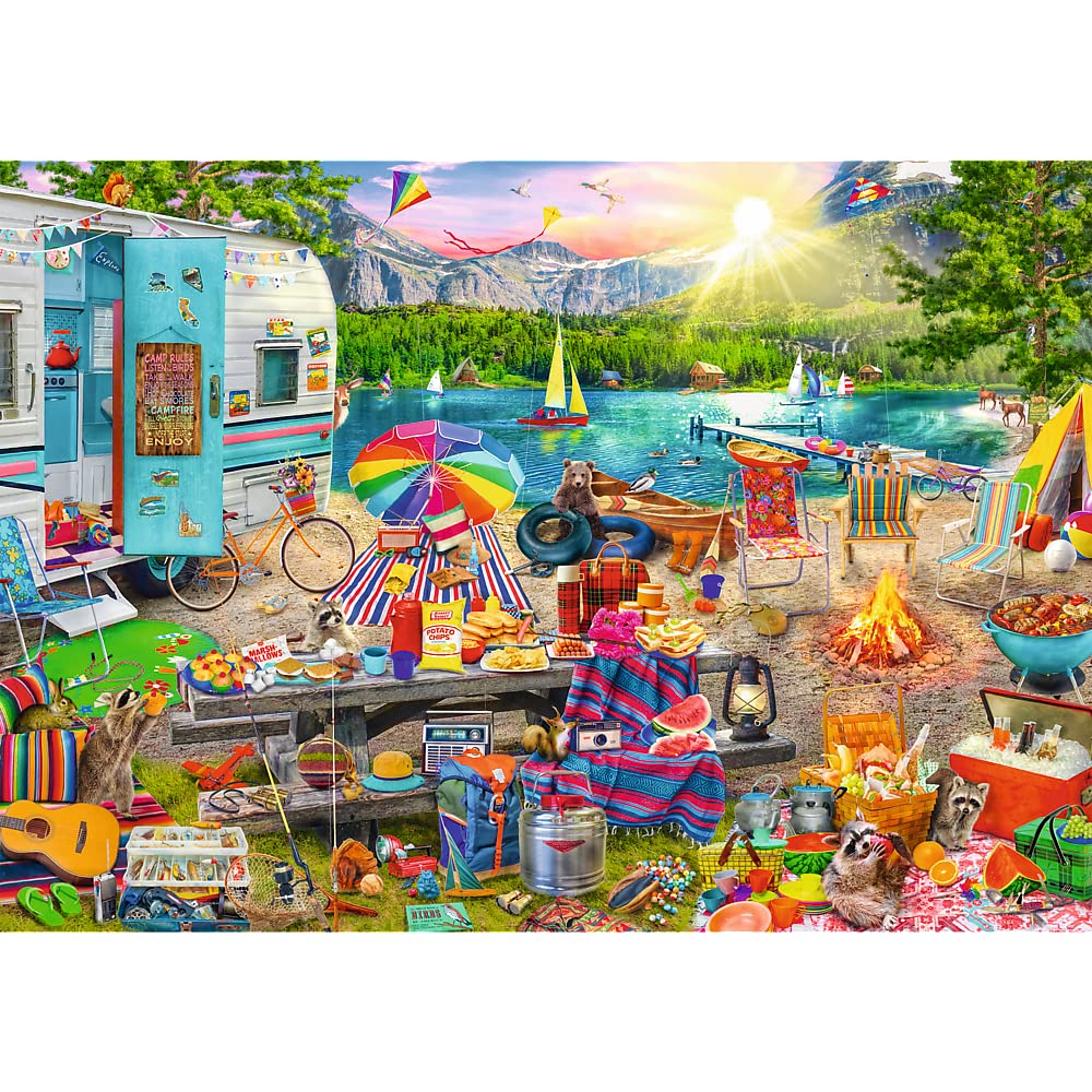 trefl-red-hidden-shapes-puzzle-1000-pi-ces-camping-car image 2