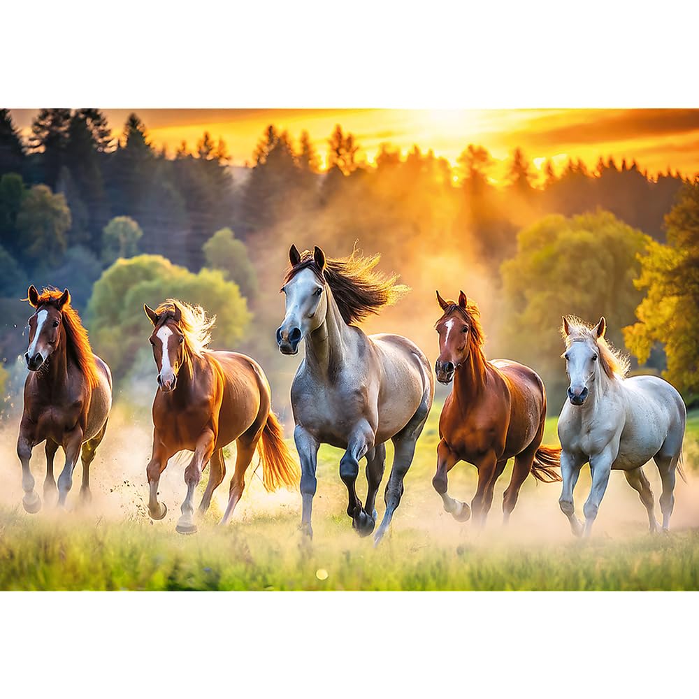 trefl-red-chevaux-sauvages-puzzle-1500-pi-ces-chevaux image 2