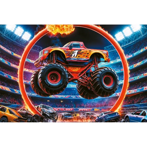 trefl-red-monster-truck-puzzle-60-pi-ces-enfant-4-ans image 8