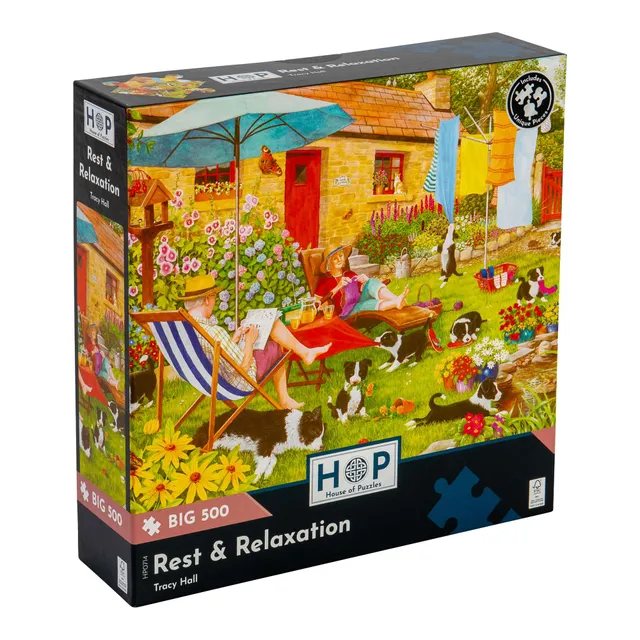 house-of-puzzles-rest-relaxation-puzzle-big-500-jardin image 1