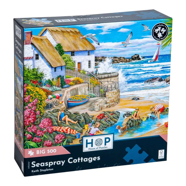 house-of-puzzles-big-500-seaspray-cottages-puzzle-500-pi-ces image 1