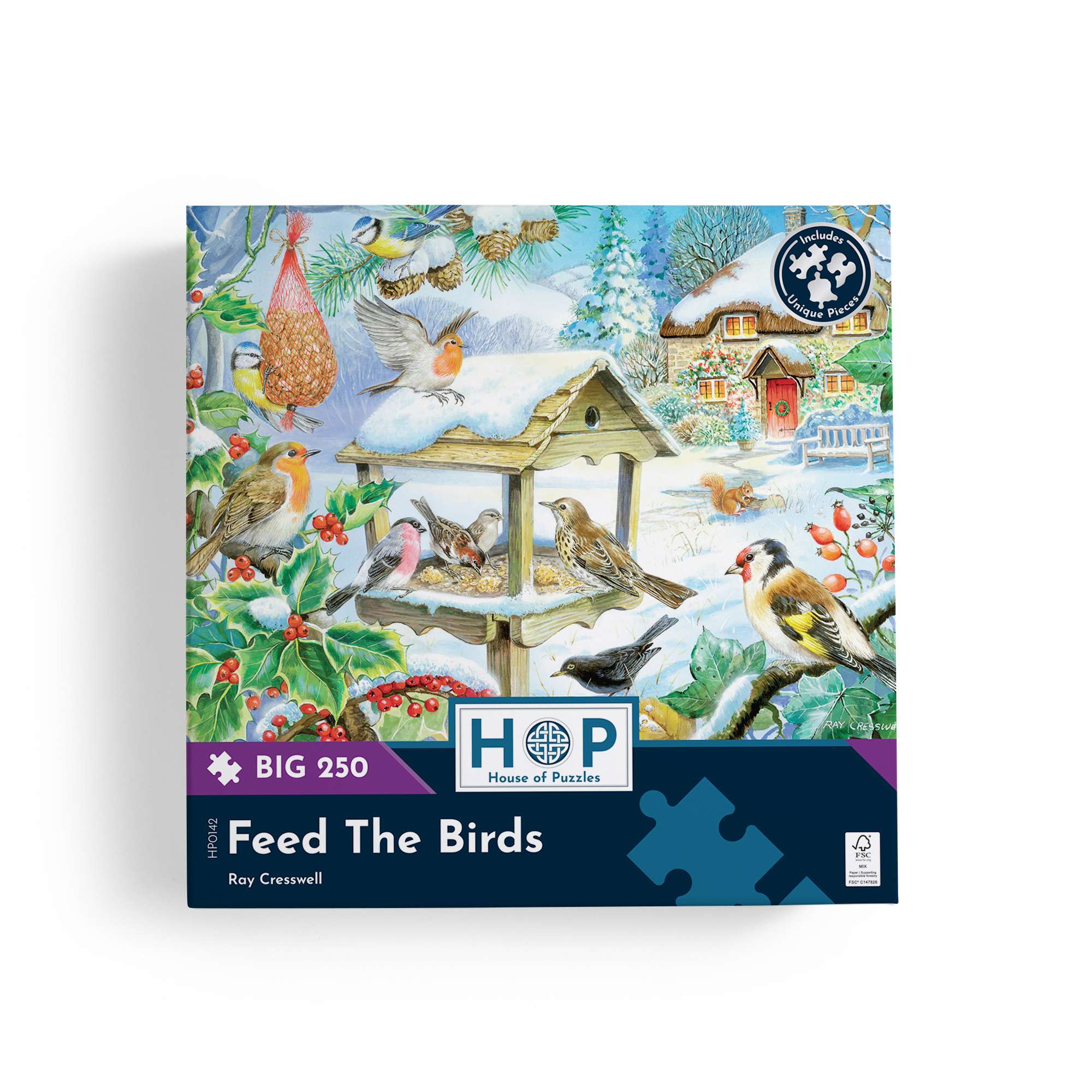 house-of-puzzles-feed-the-birds-big-250-puzzle-250-pi-ces-oiseaux image 3