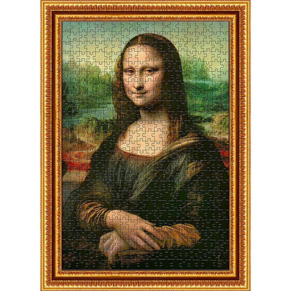 trefl-red-mona-lisa-puzzle-500-pi-ces-vinci image 2
