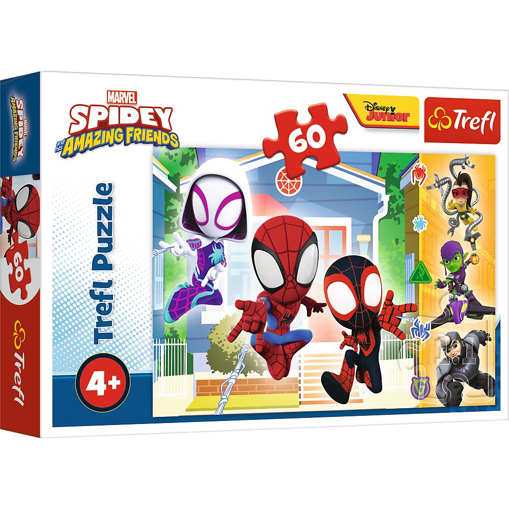 trefl-red-spidey-marvel-puzzle-60-pi-ces-4-ans image 1