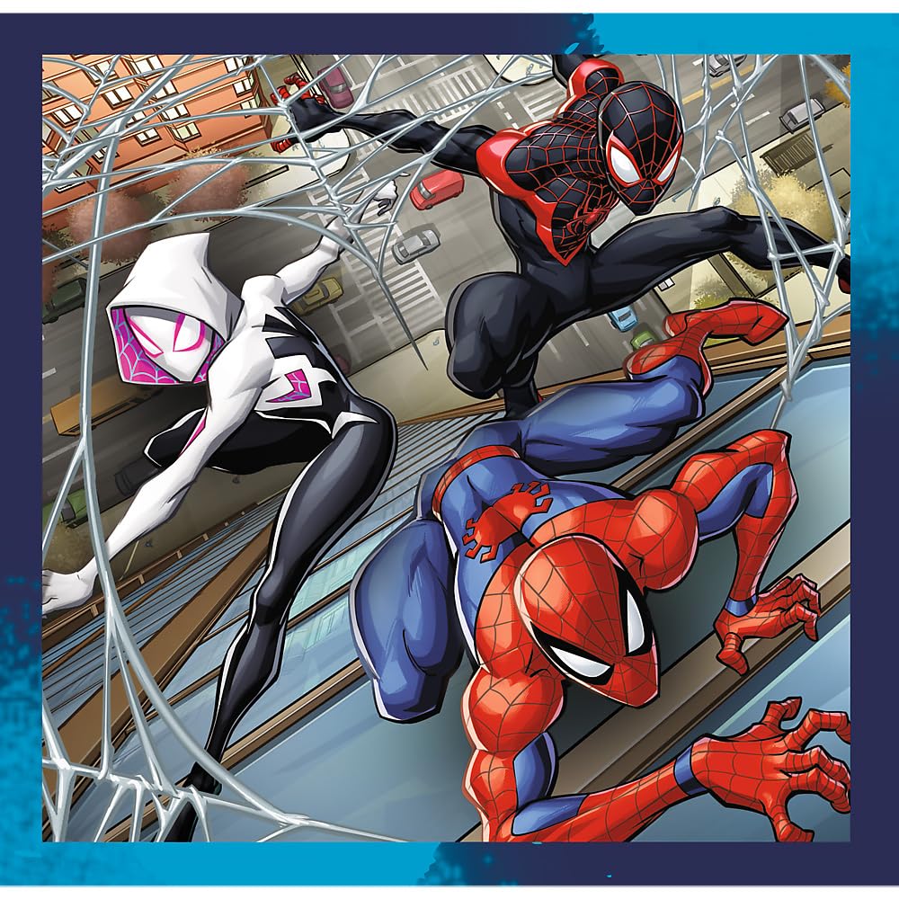 trefl-red-marvel-spiderman-puzzle-3en1-20-50-pi-ces-enfant image 8