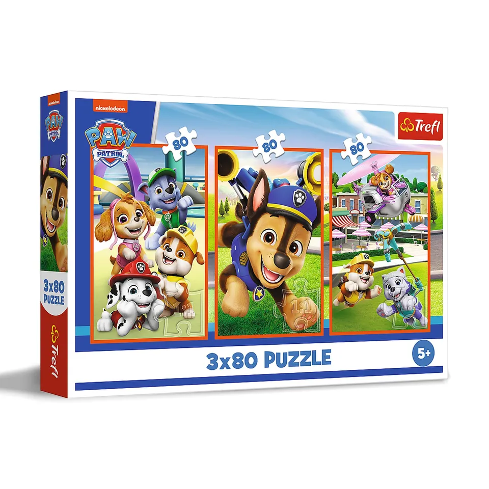 trefl-red-paw-patrol-3x80-puzzle-enfant-5-ans image 1