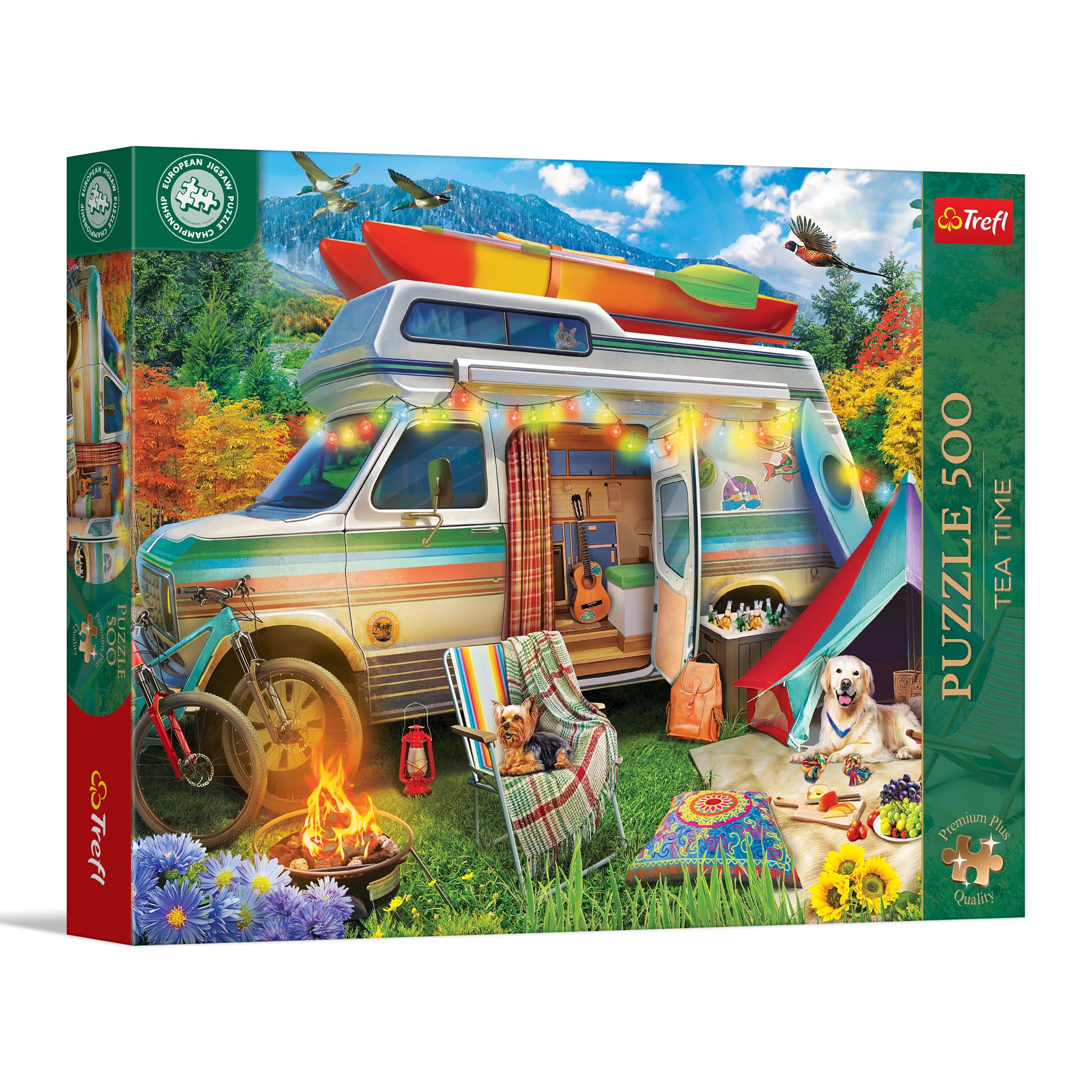 trefl-premium-plus-tea-time-puzzle-500-pi-ces-camper-van-vintage image 1