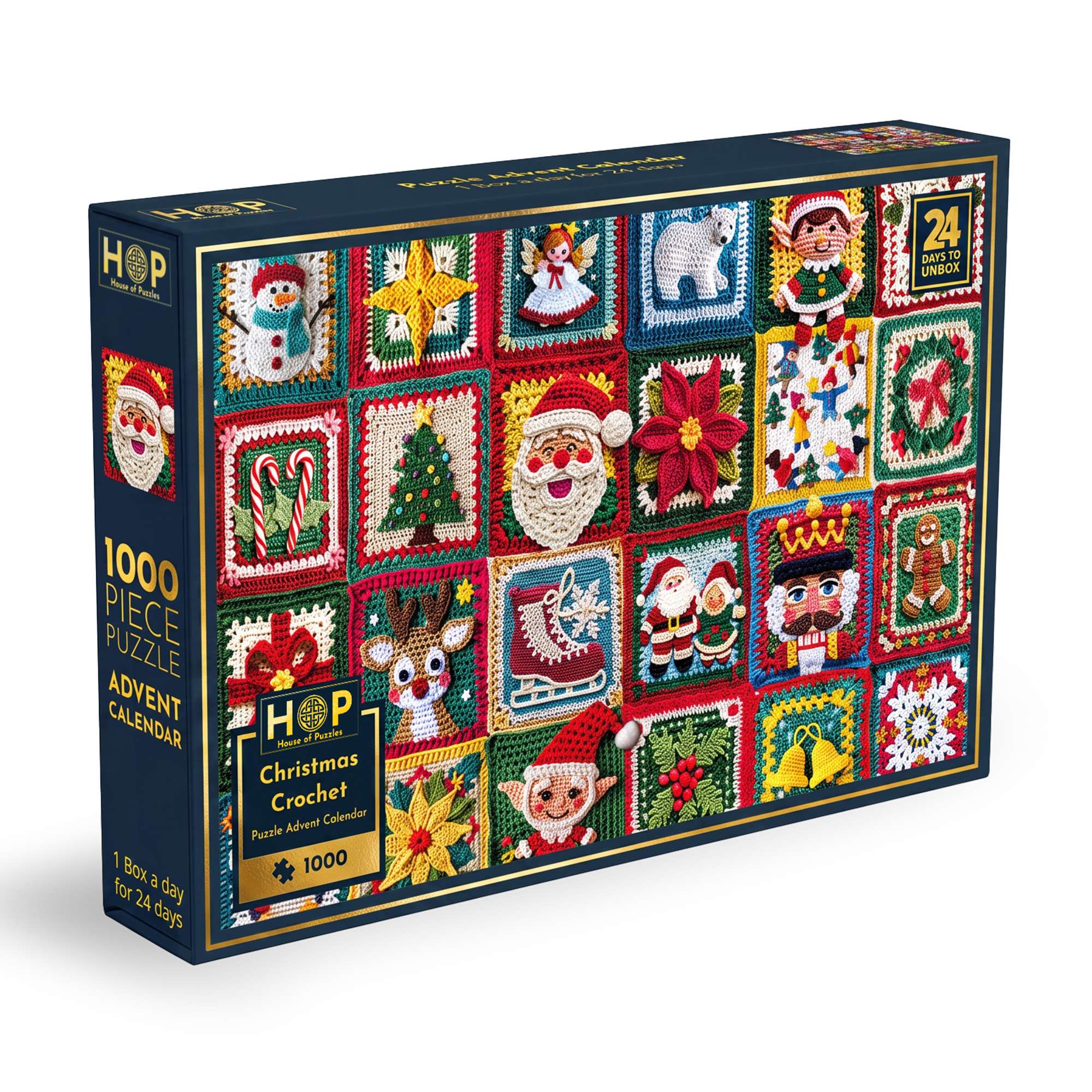 house-of-puzzles-christmas-crochet-puzzle-1000-calendrier-avent image 3