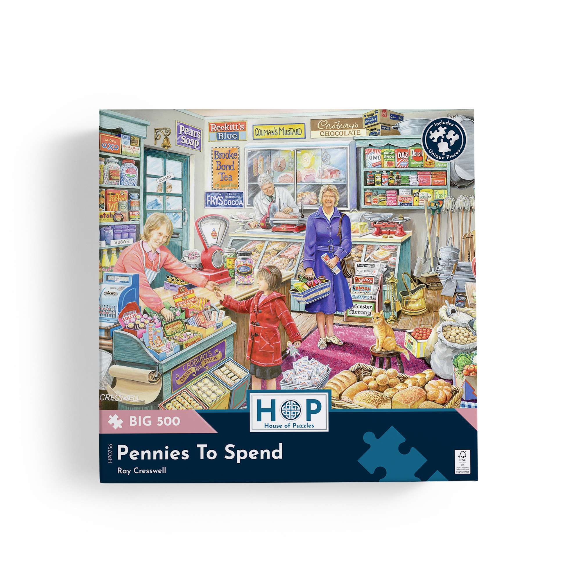 house-of-puzzles-big-500-puzzle-500-pi-ces-pennies-to-spend-xl image 4