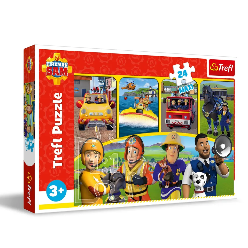 trefl-24-maxi-puzzle-enfant-sam-le-pompier-24-grandes-pi-ces image 1