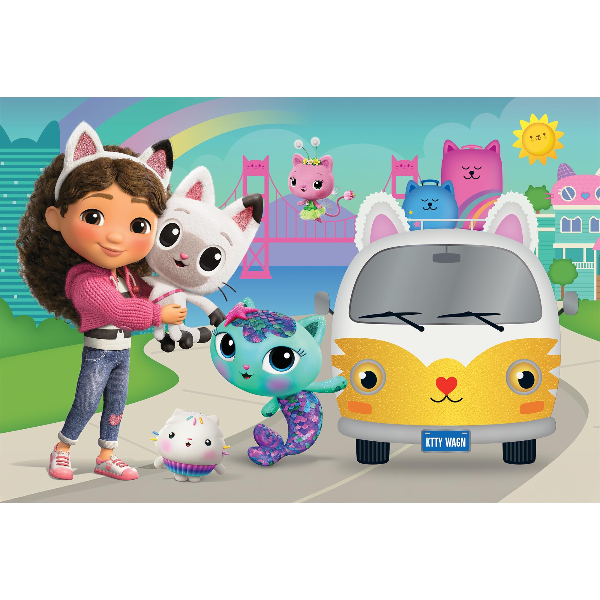 trefl-red-gabby-s-dollhouse-puzzle-60-pi-ces-4-ans image 2