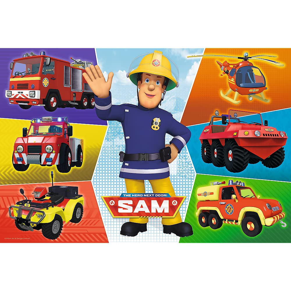 trefl-red-sam-le-pompier-puzzle-100-pi-ces-enfant-5-ans image 2