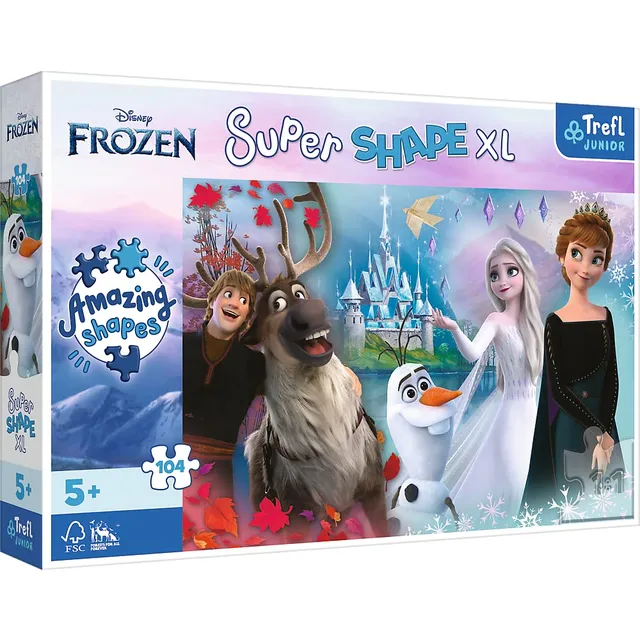 trefl-red-junior-frozen-puzzle-104-xl-pi-ces-5-ans image 1