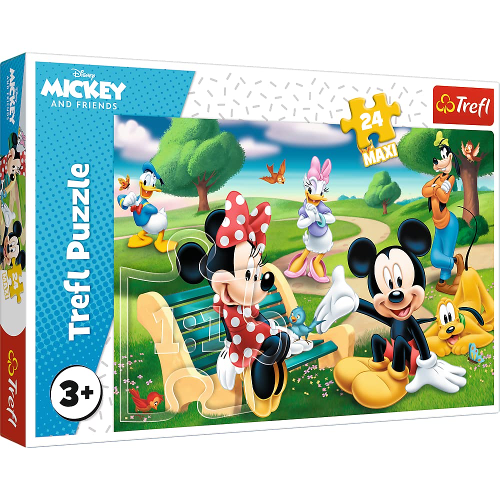 trefl-red-mickey-mouse-puzzle-24-maxi-pi-ces-d-s-3-ans image 1