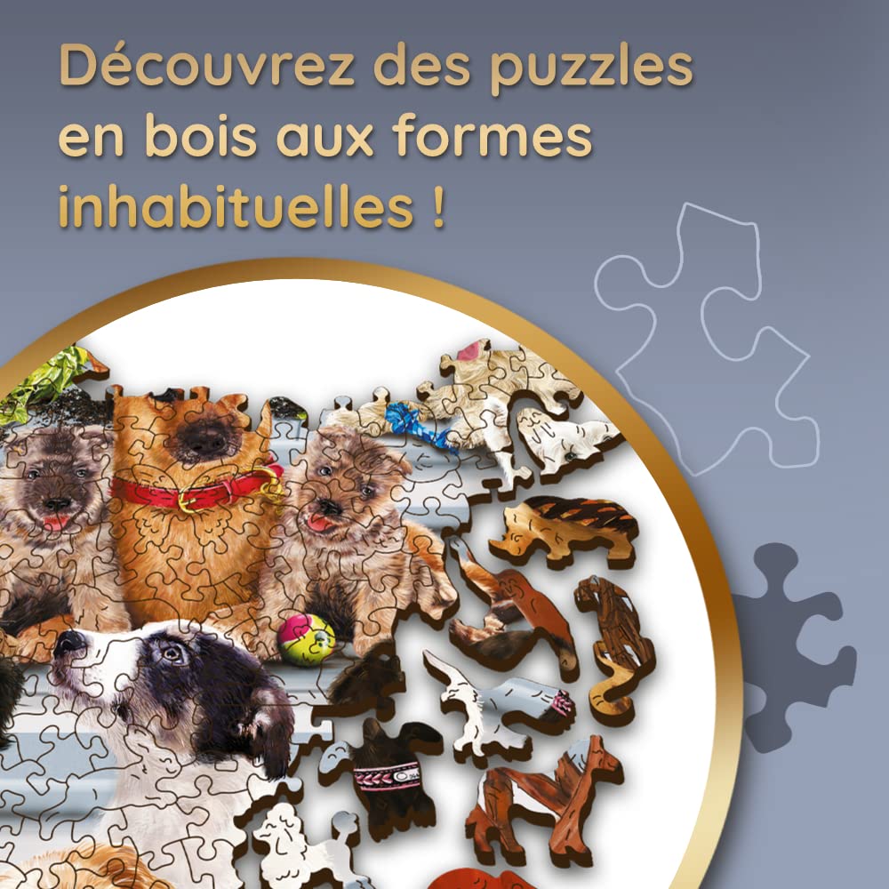 trefl-wood-craft-chiens-puzzle-bois-1000-pi-ces-amiti image 4