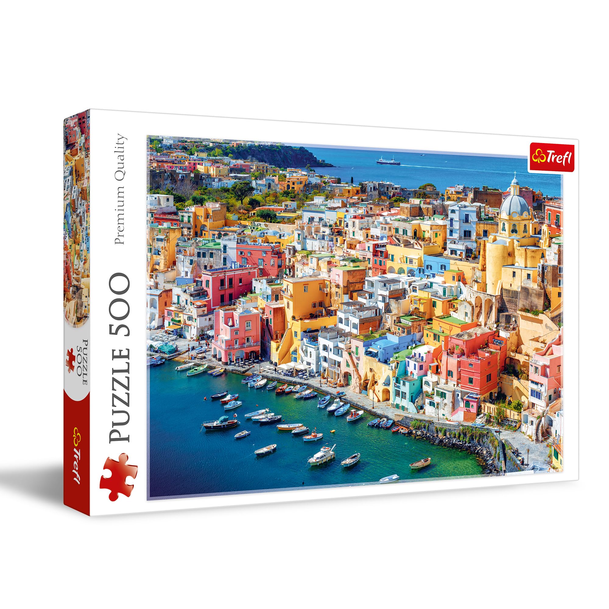 trefl-red-procida-puzzle-500-pi-ces-maisons-color-es-italie image 1