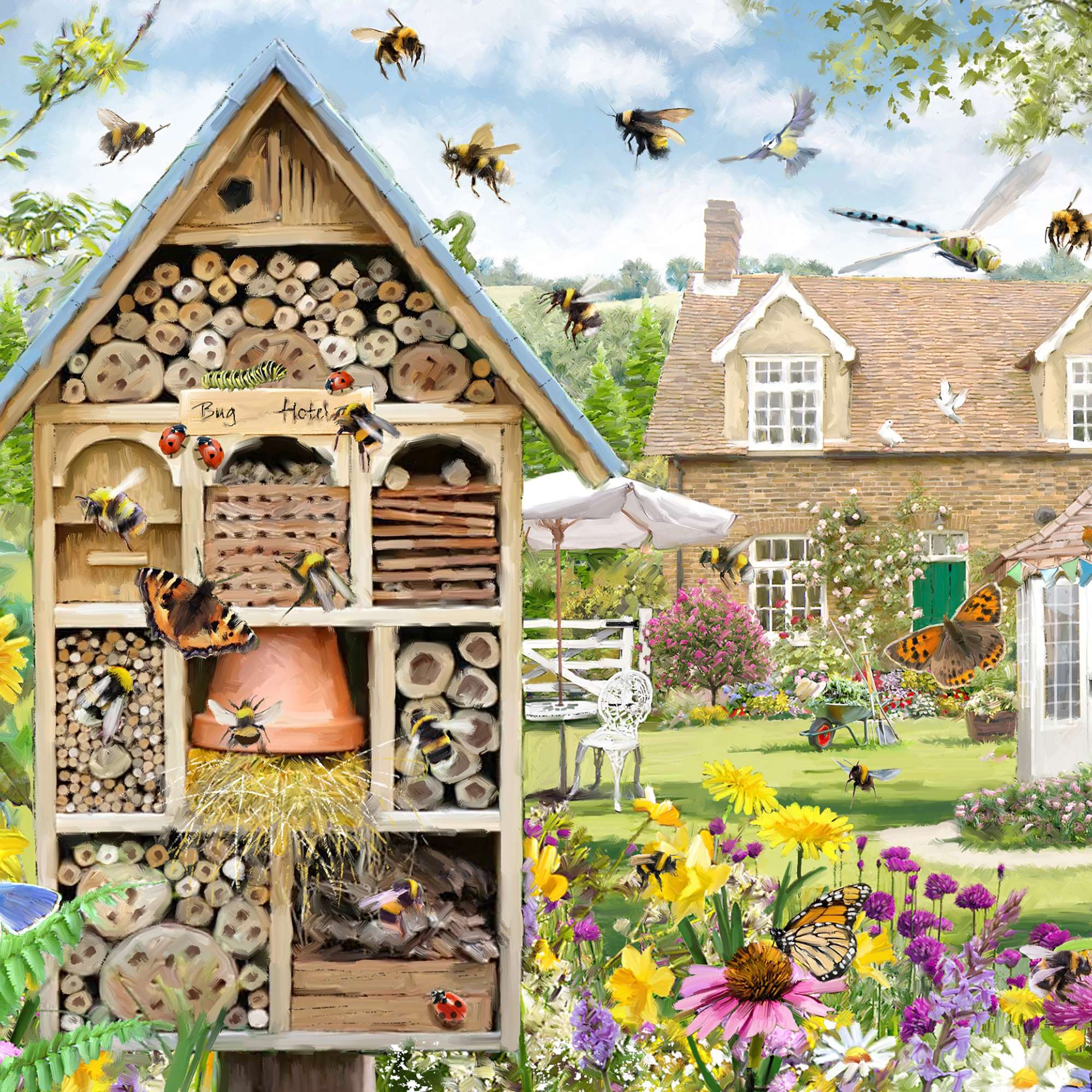 house-of-puzzles-bee-hotel-puzzle-1000-pi-ces-nature image 3