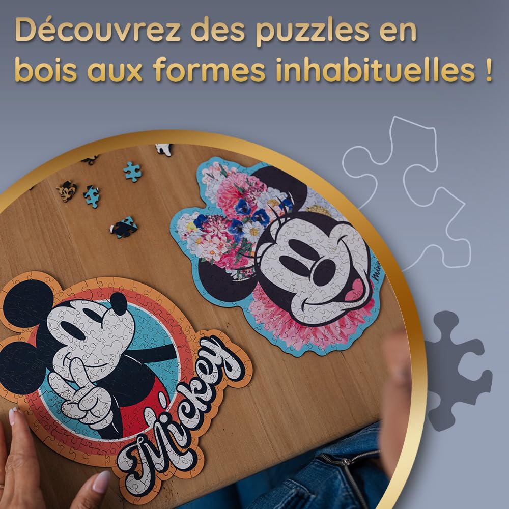 trefl-wood-craft-minnie-mouse-elegante-puzzle-bois-160 image 3