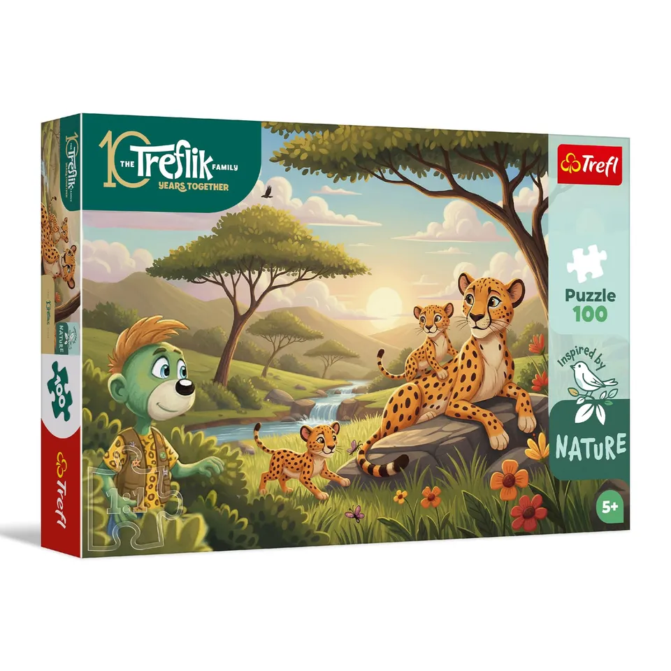 trefl-the-treflik-family-gu-pards-puzzle-100-pi-ces-5-ans image 1