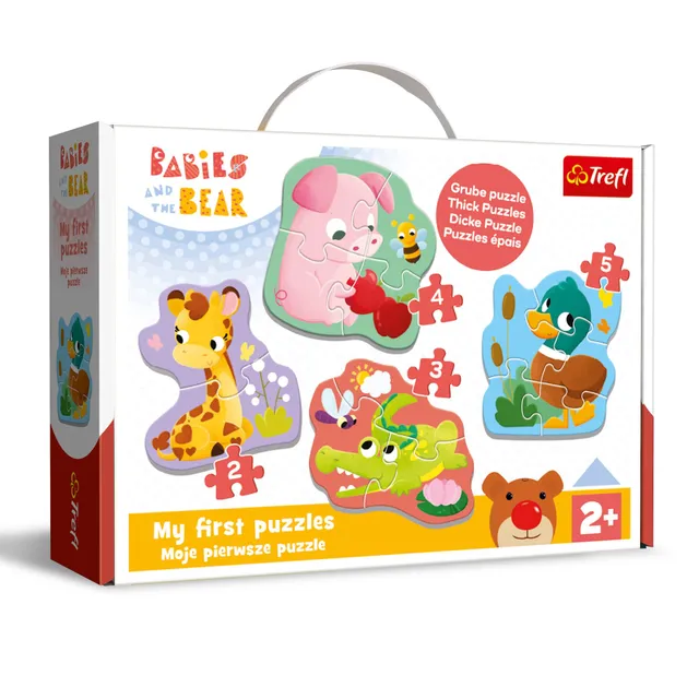 trefl-babies-and-the-bear-puzzle-b-b-4-puzzles-animaux image 1