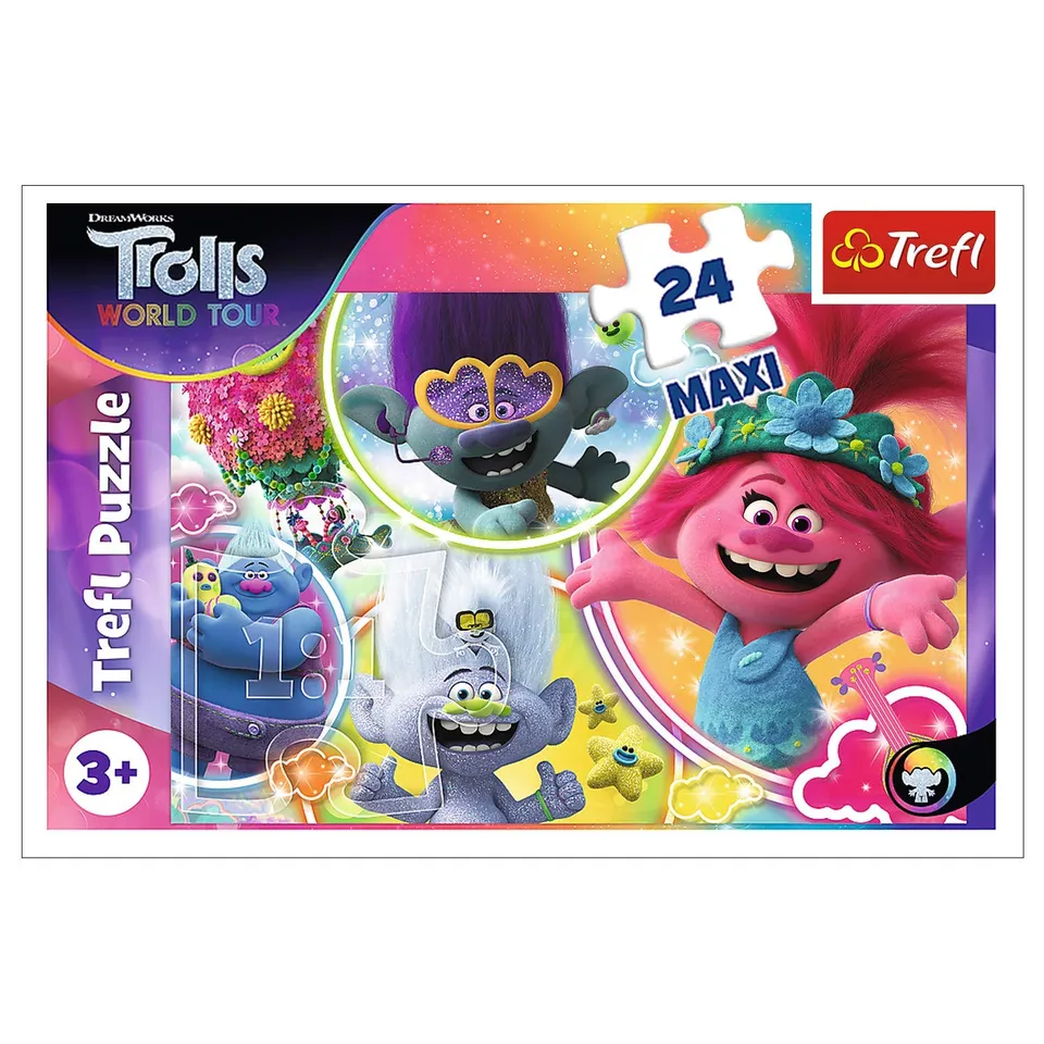 trefl-trolls-monde-de-la-musique-3-puzzle-maxi-24-pi-ces-3-ans image 1