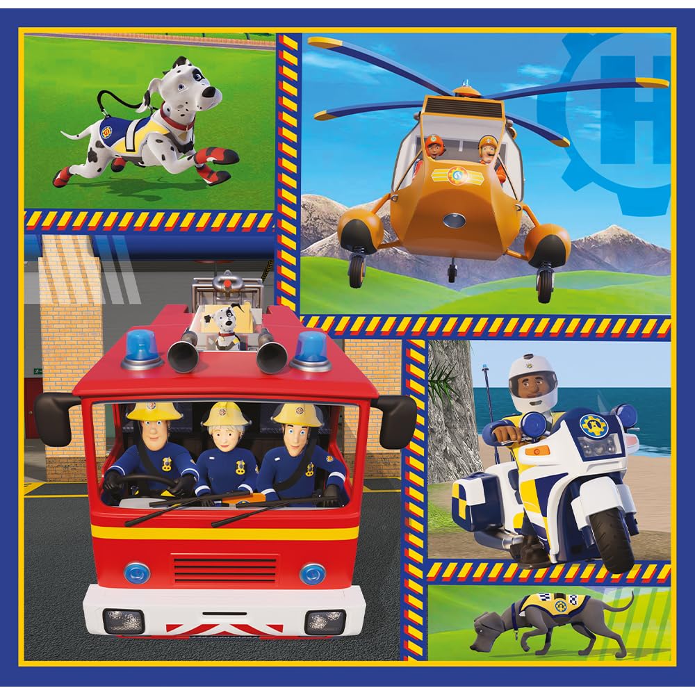trefl-red-sam-le-pompier-puzzle-3en1-enfant-3-ans image 5
